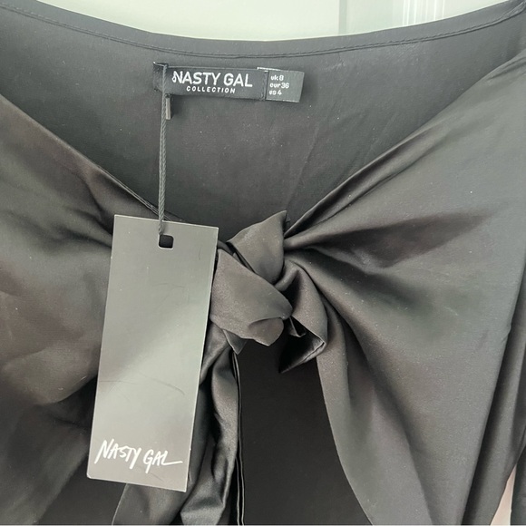 Nwt Nasty Gal collection satin maxi dress size 4 - Picture 6 of 10